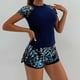 thumbnail image 4 of Traje de baño de dos piezas con estampado de moda y cintura alta conservador para mujer. Traje de baño de dos piezas para mujer. Trajes de baño tankini para mujer. Trajes de baño de 2 piezas para muje, 4 of 7