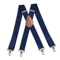 thumbnail image 2 of Tirantes para hombre, estilo vintage, duraderos, fuertes, grandes, altos y elásticos. Azul marino, 2 of 9