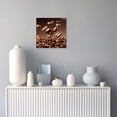 thumbnail image 3 of ZHONGYUTONG Coffee Canvas Wall Art Coffee Cup Bean Picture Kitchen Painting Dining Room Decor Artwork Framed (12.00" x 12.00"), 3 of 5