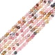 thumbnail image 1 of 420 cuentas naturales facetadas de 2 hebras, 2 mm, redondas, sueltas, de piedras preciosas, de colores variados, espaciadoras para collares, pulseras y bisutería. Agujero: 0,5 mm., 1 of 6