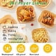 thumbnail image 3 of Air Fryer Baking Paper 20 cm,50 Pieces Air Fryer Baking Paper Brown, 3 of 5