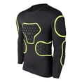 thumbnail image 1 of Lipstore Long Sleeve EVA Foam Padded Goalkeeper Jersey Comfortable Chest Elbow Guards Size M, 1 of 8