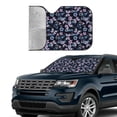 thumbnail image 3 of Kdxio Love Butterflies Print Front Windshield Sun Shade,Folding Auto Sunshade for Car Truck SUV-Medium, 3 of 7