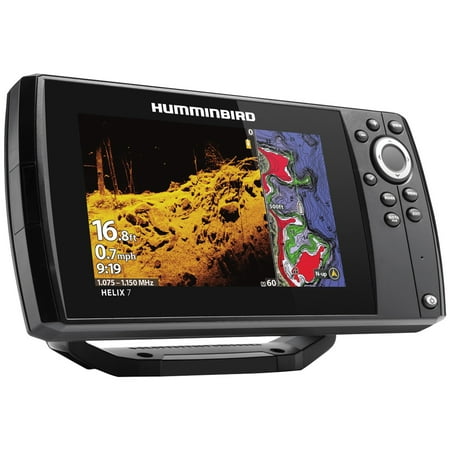 - Humminbird 410940-1NAV Helix 7 CHIRP Sonar G3 Dual Spectrum Combo Fishfinder/GPS/Chartplotter with MEGA Down Imaging & Navionics+ & 7