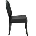 thumbnail image 2 of Hawthorne Collections Chaise d'Appoint pour Salle à Manger en Noir (Lot de 2), 2 of 4