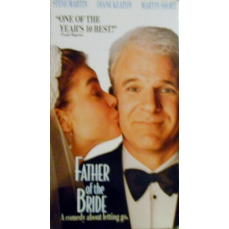 Father of the Bride VHS Tape STEVE MARTIN DIANE KEATON MARTIN SHORT
