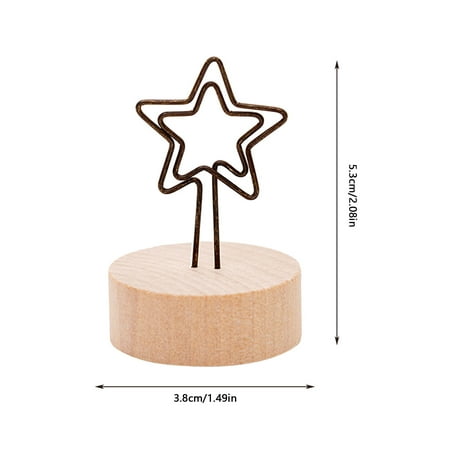 Post Notes Dispenser Tyeign Wooden Card Holders Wire Shape Table Photo Holder for Wedding Party Gatherings Office Desk Post Notes Small Sticky Notes Lined Sticky Notes Post Notes Sticky Notes