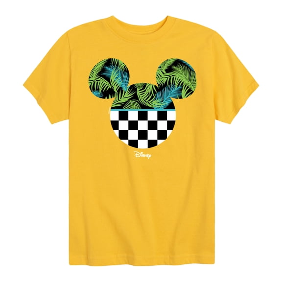 Disney - Mickey Silhouette Tropical Vibe - Toddler & Youth Short Sleeve Graphic T-Shirt