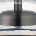 thumbnail image 3 of Jamie Young Co Clyde Contemporary Glass/Metal Pendant in Clear/Gunmetal Gray, 3 of 4