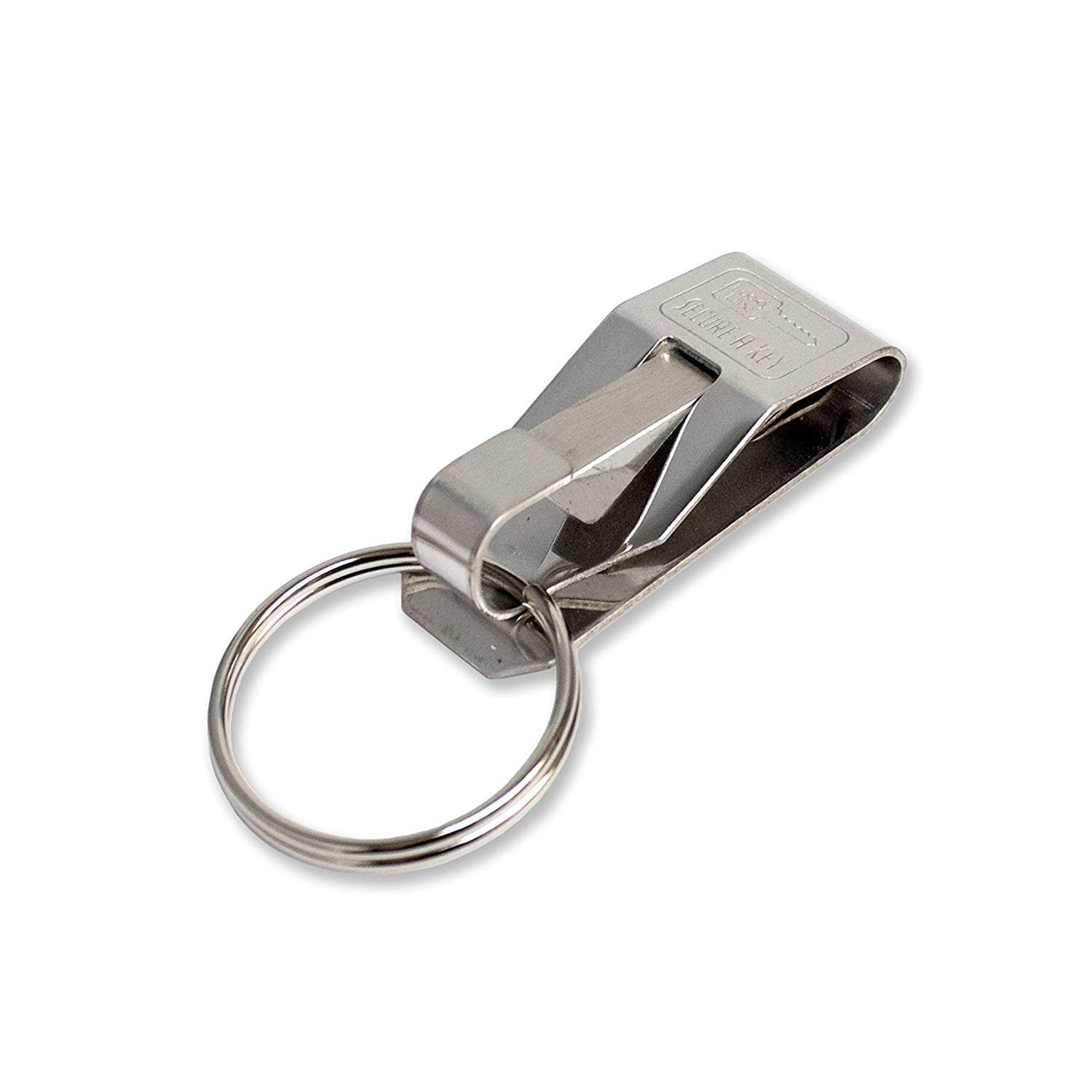 Lucky Line Belt Hook Key Holder Silver Clip On 4061
