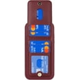 thumbnail image 5 of iPhone Xs max case with Card Holder, iPhone Xs max Phone Case Wallet for Women magsafe Compatible Wallet Detachable 2-in-1 for Men-Red Wine, 5 of 12