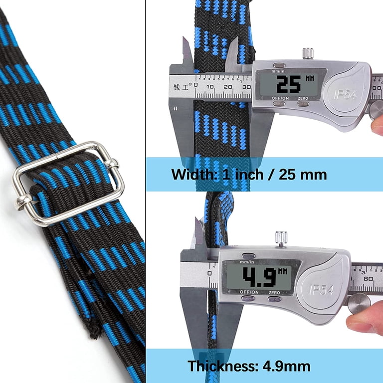 Bike Rack Straps 2 Pieces Bungee Cords With Hooks, Bike Bungee Cord, Motorcycle Bungee Motorcycle Luggage Straps