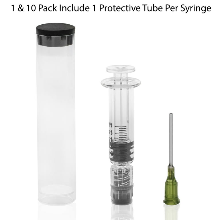 Kopperko Borosilicate Glass Syringe with Needle, Luer Lock 1ml syringe for  Pets - 1 Pack (Single) 