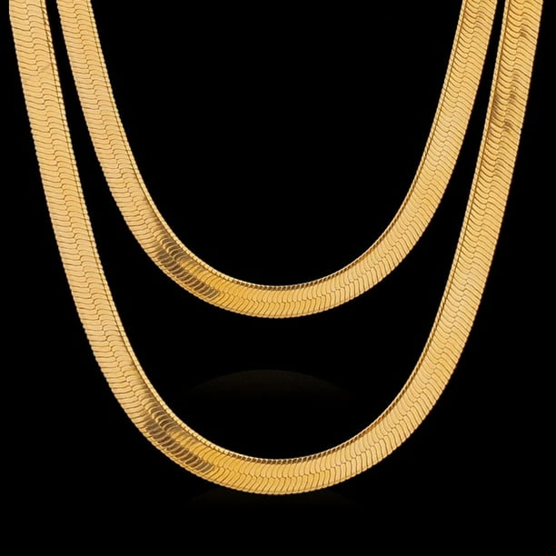 Flat snake shop chain gold