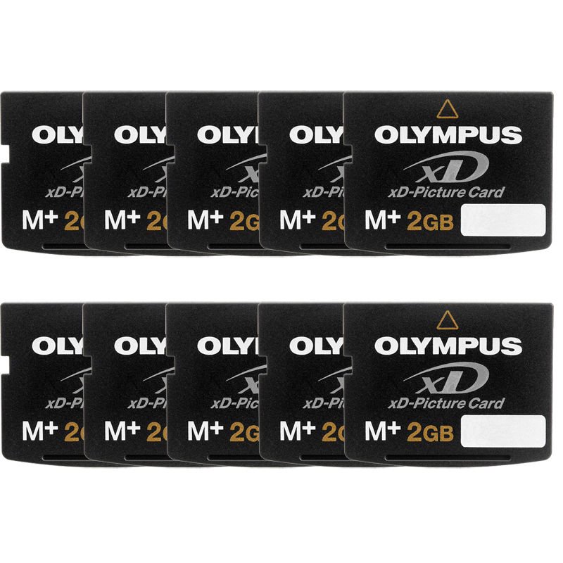 10 Pack Olympus 2 GB XD M+ Picture Card 2GB Memory Card BRAND NEW
