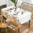 thumbnail image 2 of Fall Tablecloth 60×84 Inch Rectangular, Thanksgiving Autumn Harvest Pumpkin Table Cover for Party Picnic Dinner Decor, 2 of 6