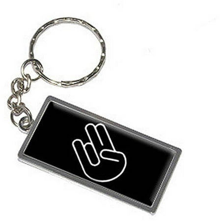 Shocker Hand Gesture Keychain Key Chain Ring (The Best Of Silkk The Shocker)