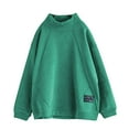 thumbnail image 6 of GigrtiJin Womens Oversized Sweatshirts Solid Color Turtleneck Fleece Pullover Tops Loose Warm Comfy Sweatshirt, 6 of 6