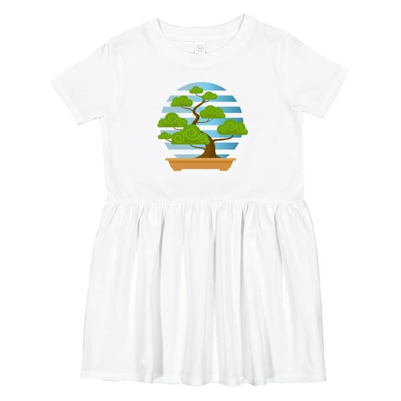 Inktastic Bonsai Tree Garden Girls Toddler Dress