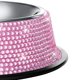 thumbnail image 4 of Savori Bling Dog Bowls Rosa 640Ml Hecho A Mano Con Diamantes De Imitación Bling Cuencos Para Mascotas De Acero Inoxidable Alimentador De Agua Doble Para Cachorros, Gatos Y Perros - Juego De 2, 4 of 5