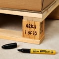 thumbnail image 2 of Marks A Lot® UltraDuty® Markers, Black, 5mm Chisel Tip, 2 of 7