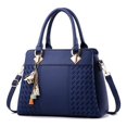 thumbnail image 1 of LHSHID Fashion Women Handbags Tassel PU Leather Totes Bag Top-handle Embroidery Crossbody Bag Shoulder Bag Lady Simple Style Hand Bags, 1 of 6
