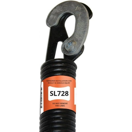 SL728 28-Inch Lock-End Garage Door Extension Spring (.177" #7 Wire)