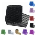 thumbnail image 2 of Coofit Ruban en Strass 24 Rangées Bling Maille Cristal Ruban Strass Ruban Diamant, 2 of 3