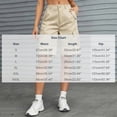 thumbnail image 4 of Tqcoqu Womens Hiking Cargo Shorts Stretch Quick Dry Cargo Shorts with Pockets for Casual Golf Travel and Workout,Beige Women's S-XXXL, 4 of 9
