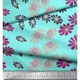 thumbnail image 3 of Soimoi Rayon Fabric Artistic Flower Print Sewing Fabric Yard 42 Inch Wide, 3 of 3