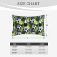 thumbnail image 3 of Fotbe Football Pillow Cases - Envelope Closure - Luxury, Extra Soft, Cooling Pillow Covers - Wrinkle, Fade, Stain Resistant-20"x30", 3 of 8