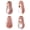 Pink, variant on 26-Inch Coral Pink Synthetic Straight Hair Wig - Effortless Everyday Elegance