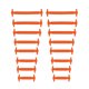 thumbnail image 5 of Qarigey 16 Uds. De cordones elásticos para atar, herramienta gratuita, accesorios para zapatos, hebillas de silicona para niños, hebilla para cordones Naranja 2piezas Qarigey CBP016178, 5 of 5