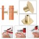 thumbnail image 4 of ZHAOCHENG Juego de 10 perillasMueblesOroBotónPuertaOroPerillaPerillaPuertaArmarioOroPerillasCajonesOroPerillaGabinetePerillaAleación de zinc, 4 of 5