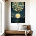thumbnail image 2 of Elephant Stock The Rising Moon Wall Art - Vertical Canvas Wall Art - Living Room Wall Decor - Fantasy And Sci-fi Canvas - Blue And Yellow Decor By Paula Belle Flores - 34" x 51", 2 of 8
