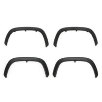 Ikon Motorsports Fender Flares Fits 2022-2025 Toyota Tundra OE Style PP Injection Textured Black Wheel Flare Cover Protector Set 4 Pcs Front & Rear