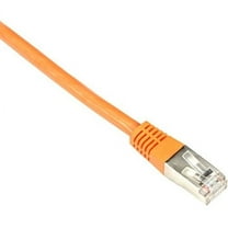 Black Box Cat6 250-MHz Shielded, Stranded Cable SSTP [PIMF], PVC, Orange, 5-ft. [1.5-m] (evnsl0272or-0005)