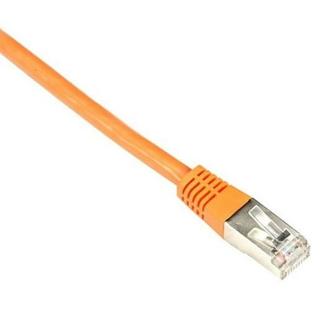 Black Box Cat6 250-MHz Shielded, Stranded Cable SSTP [PIMF], PVC, Orange, 5-ft. [1.5-m] (evnsl0272or-0005)