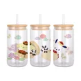 thumbnail image 1 of Sticker UV DTF Transfer Sanrio Cute Characters For 16oz Wrap GLASS Cups High Temperature Resistance DIY Waterproof Custom Decals, 1 of 1