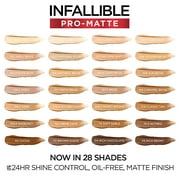 L'Oreal Paris Infallible Pro-Matte Liquid Foundation Makeup, 112 Cocoa, 1 fl oz