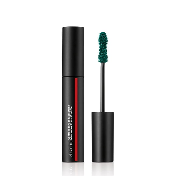 Shiseido Controlledchaos Mascaraink Emerald Energy 04 - Proporciona volumen edificable y color atrevido con precisión y control - 24 horas a prueba de manchas y resistente al desgaste