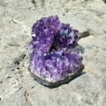 thumbnail image 2 of Natural Amethyst Crystal Cluster Raw Stone - Untouched Geode Specimen for Energy Healing, Feng Shui & Home Decor, 2 of 7