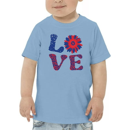 

4Th Of July Flower Art T-Shirt Toddler -Image by Shutterstock 3 Toddler