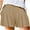 Khaki, variant on IROINNID Women's Casual Summer Elastic Waist Wide Leg Solid Shorts
