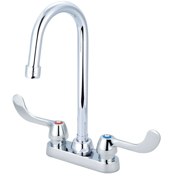 Central Brass Two Handle Centerset Laundry Faucet