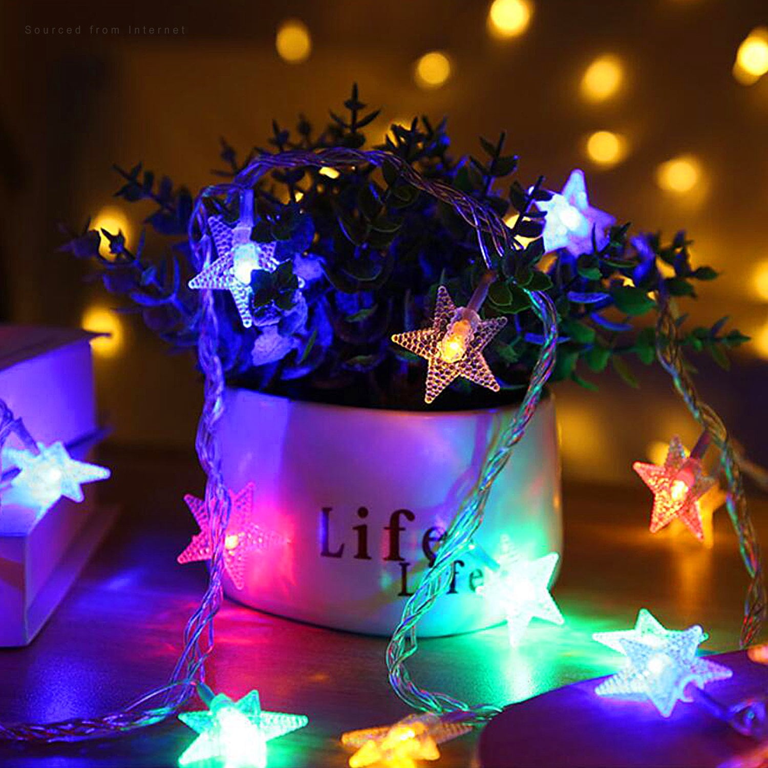 TORCHSTAR 33ft 100 LEDs Star String Light Kit, Multi-Color