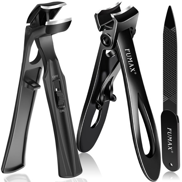 Cortauñas FUMAX para personas mayores con colector para uñas gruesas