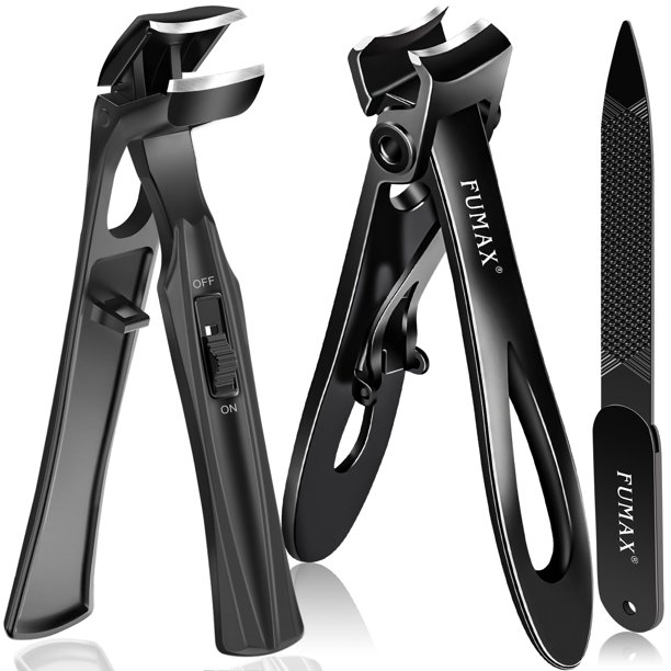 Cortauñas FUMAX para personas mayores con colector para uñas gruesas