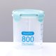 thumbnail image 2 of Tanque De Almacenamiento Sellado De Cocina Tarro de plástico para alimentos con hebilla, caja de almacenamiento sellada transparente para cocina con tapa 800 ml Ehuebsd Libre de BPA, 2 of 4