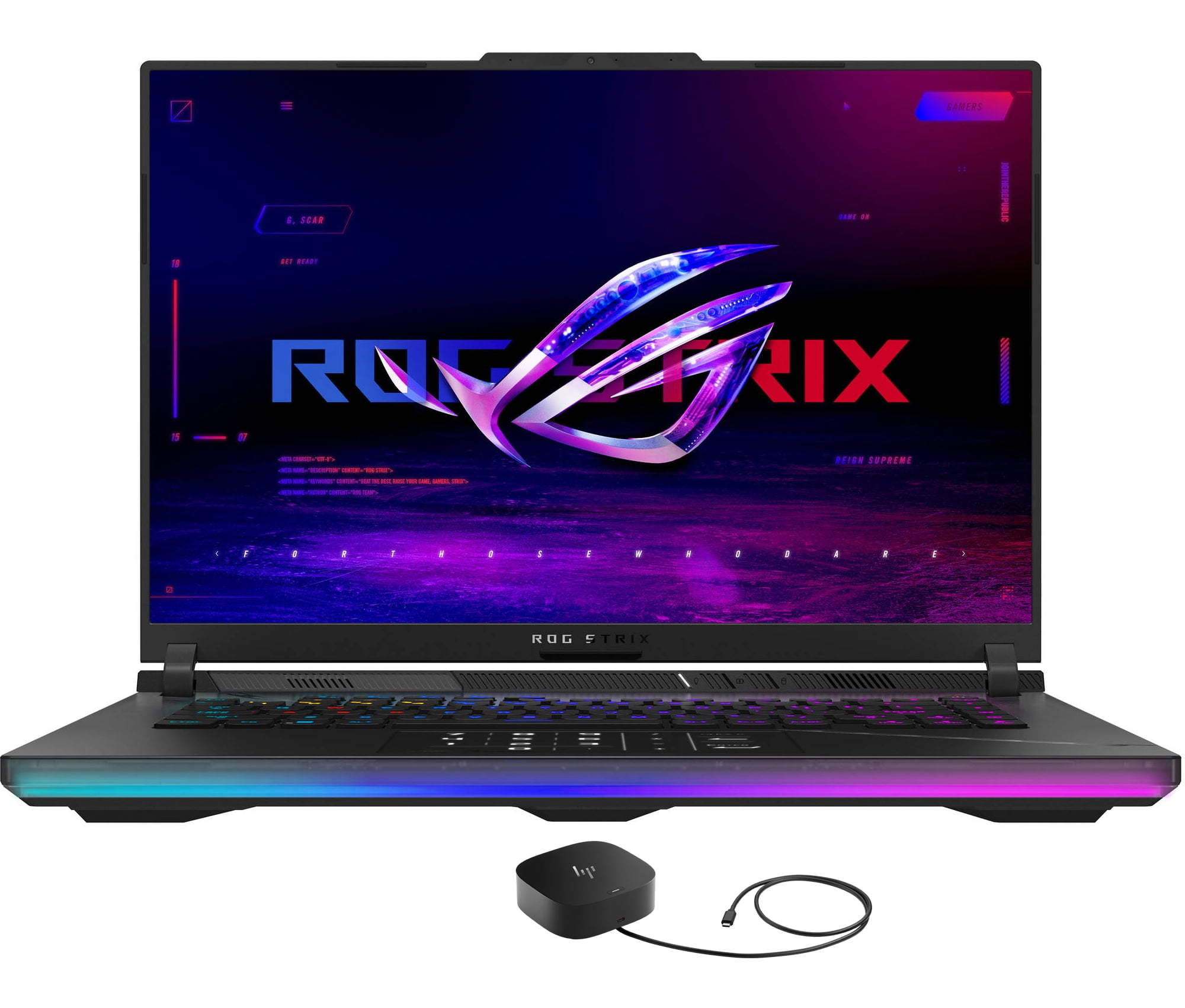 ASUS ROG Strix SCAR 16 G634 Gaming/Entertainment Laptop (Intel i9